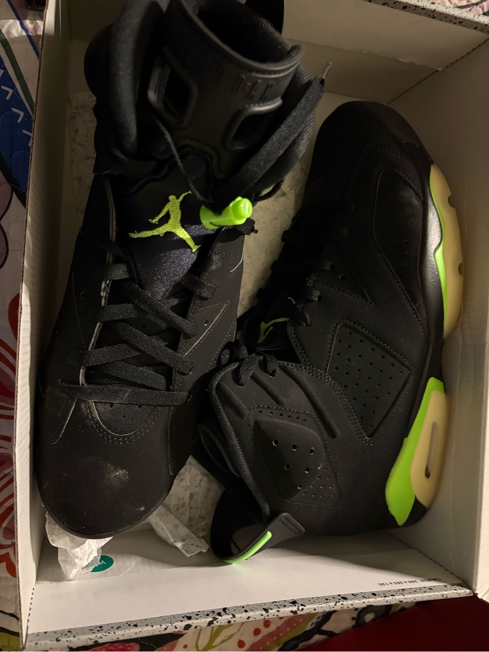 Air Jordan 6 Retro Electric Green Men’s Size 12.5 w/Box